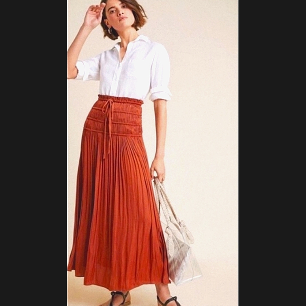 Anthropologie Current Air Kroes Maxi Skirt